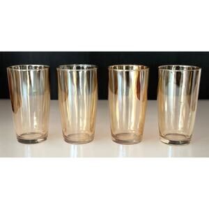 Amber MCM Carnival Drinking Glasses (4)